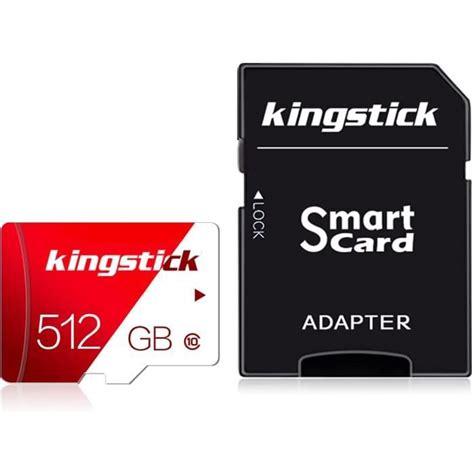 512 Go Carte Micro SD 512 Go Classe 10 512 Go Carte mémoire Micro SD