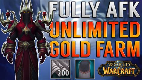 Fully Afk Gold Farm Make Thousands Of Gold Per Hour Afk Shadowlands