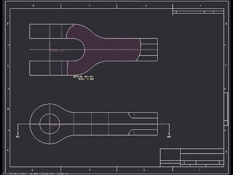 Sectioning Option In Creo Parametric Drawing Workbench Youtube