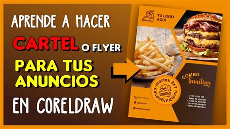 Como hacer un Diseño para Anuncio Cartel o Flyer en CORELDRAW Tutorial