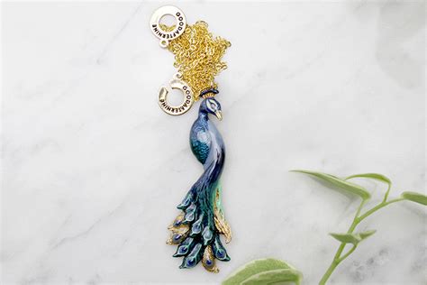 Peacock Necklace Ballerine Bird Good After Nine