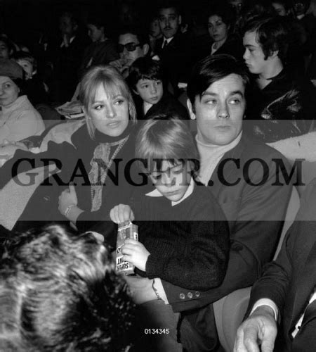 Image Of Alain And Nathalie Delon French Actor Alain Delon And His Wife Nathalie At The