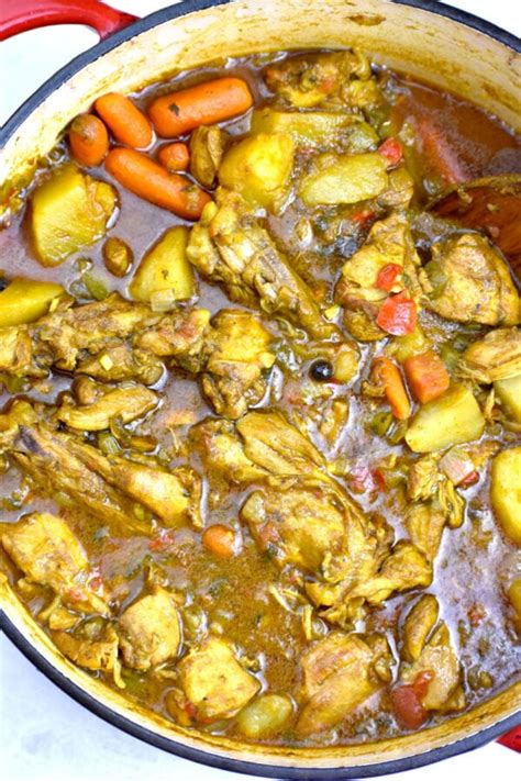 Jamaican Curry Chicken And Potatoes