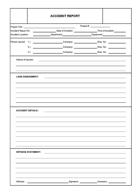 Download Hse Accident Format Hse Library Hse Docs