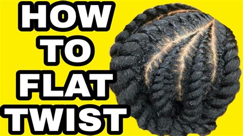 Flat Twist Tutorial For Beginners Step By Step And Simple Youtube