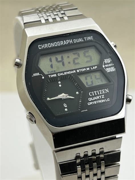 Citizen Crystron Lc Ana Digi Vintage Men Catawiki