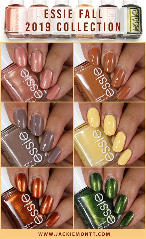 Essie Fall 2019 Collection Swatches And Review Essie Nail Colors Nail Polish Colors Fall