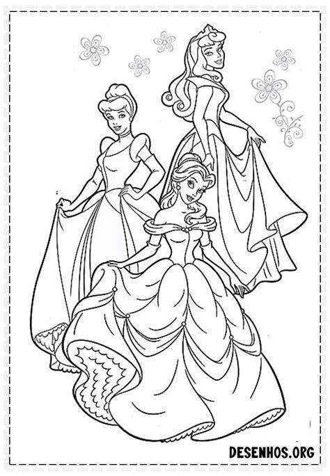 princesas para colorir 15 Páginas para colorir Princesas Colorir