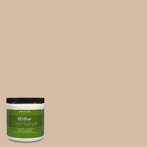 Behr Premium Plus 8 Oz 290e 3 Classic Taupe Semi Gloss Interior