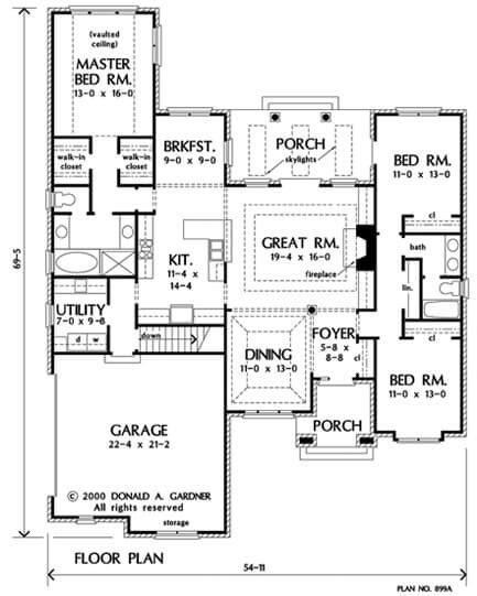 3-Bedroom The Westover: Traditional Brick (Floor Plans) - ApprovedCosts.com