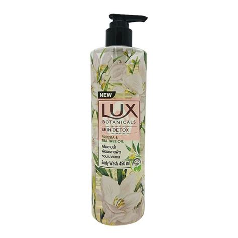 Lux Botanicals Skin Detox Freesia Tea Tree Oil Body Wash 450 Ml