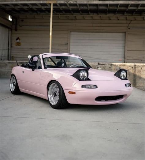 Pink Miata Classy Cars Miata Car Cute Cars