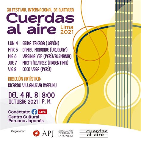 Xii Festival Internacional De Guitarra Cuerdas Al Aire Se Realizar