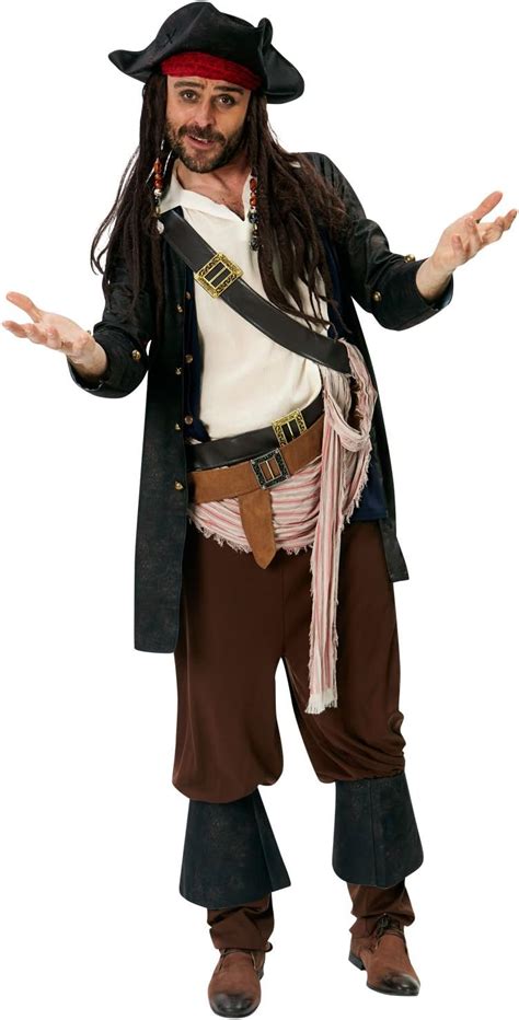 Rubie s Offizielles Disney Kostüm Jack Sparrow Fluch der Karibik für