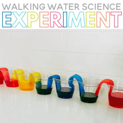 Walking Water Experiment for Kids - Sarah Chesworth