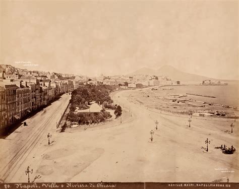 Napoli Achille Mauri Panoramica Da Piazza Principe Di Napoli Oggi