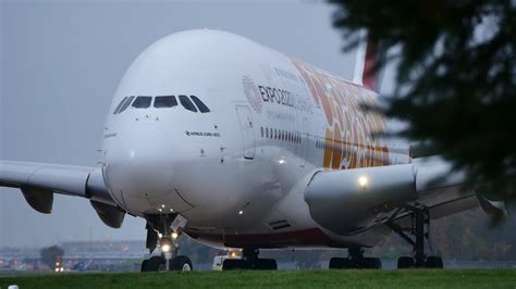 A380 Close Up Taxiing And Takeoff YouTube