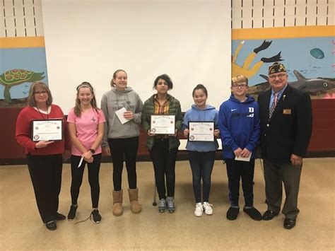 North Wildwood Vfw Announces Essay Contest Winners