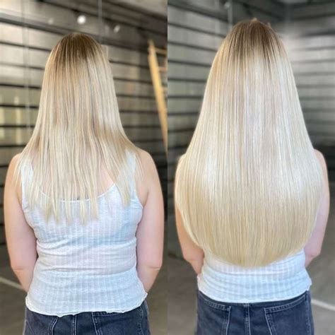 20 Inch Hair Extensions Before And After