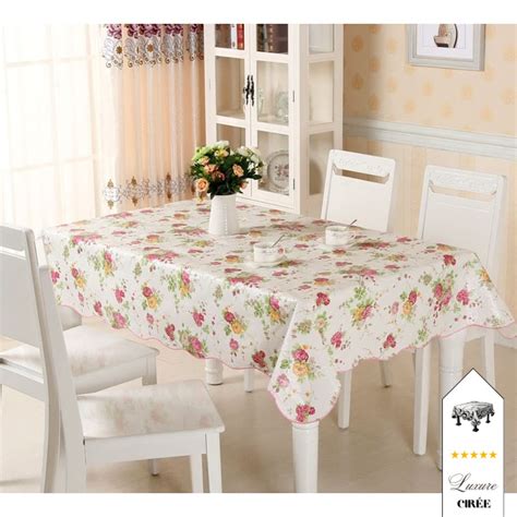 Nappe fleurie toile cirée Livraison gratuite