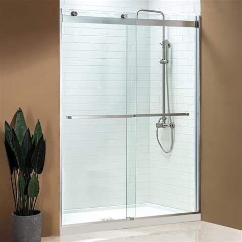 Woodbridge Nutley In X In Double Sliding Frameless Shower Door