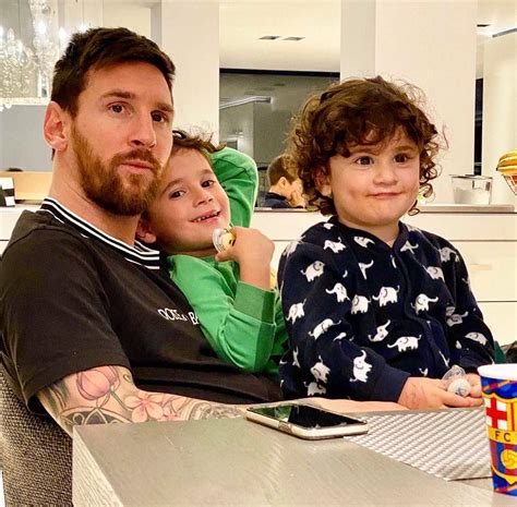 Cute Family Photos Of Lionel Messi Staying Safe - Sports - Nigeria