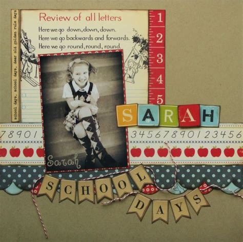 10 Back To School Scrapbook Layouts Scrap Booking