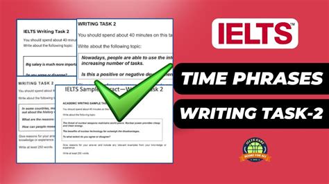 Ielts Ielts Writing Task Time Phrases And Sequences Phrases Ielts