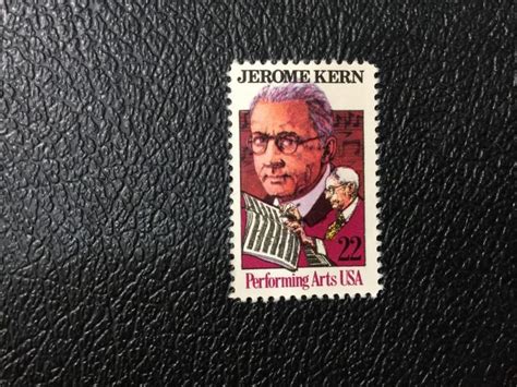 Mnh Usa Jerome Kern Performing Arts Stamp 22 Cent Performance Art
