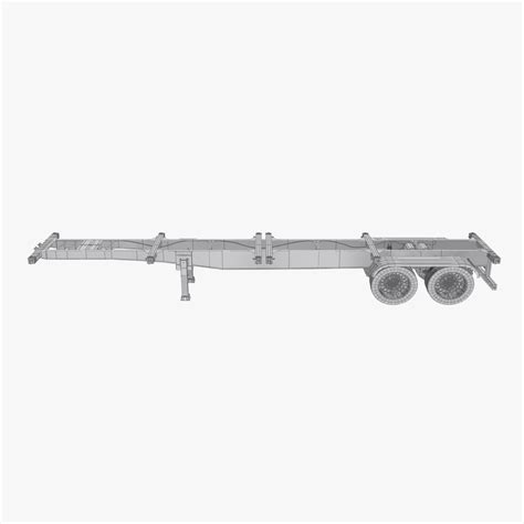 3d 40ft Iso Container Chassis