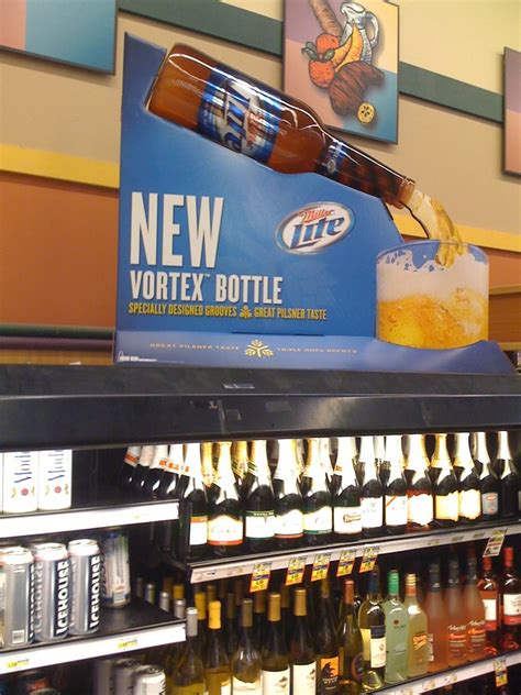 Miller Lite Vortex Bottle Above Cooler Taken During Labor Flickr