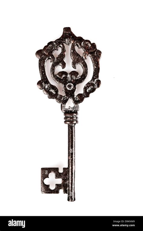 Gothic Ornate Skeleton Key Stock Photo Alamy