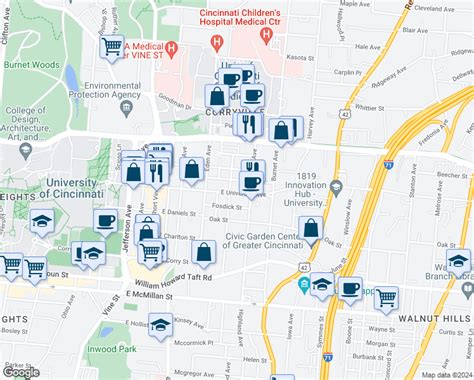 University Of Cincinnati Campus Map