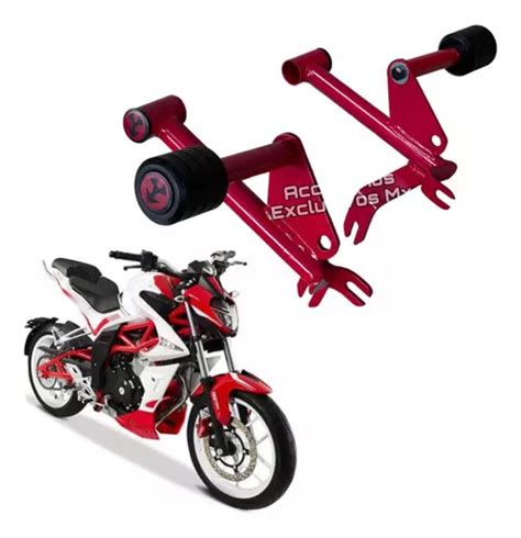 Slider Vortex Vortx Italika Crash Stunt Rojo Protector Meses Sin