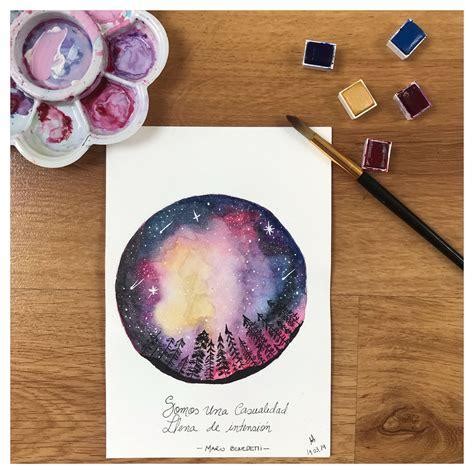 Cómo dibujar Una Galaxia Con Lapices De Colores Paso a Paso Muy Fácil