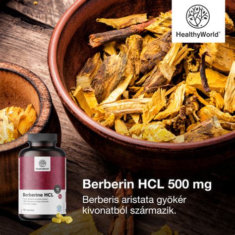 Berberin HCL 500 Mg 180 Kapszula FutuNatura Hu