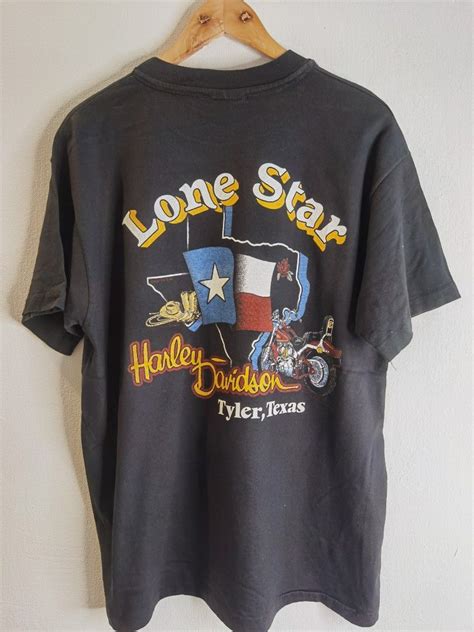 Harley Davidson Lone Star S T Shirt Men S Fashion Activewear On