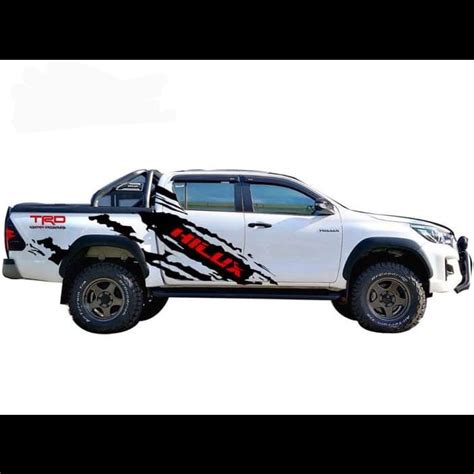 Jual Stiker Mobil Hilux Sticker Mobil Hilux Cutting Stiker Mobil Double