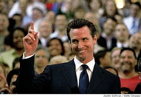 Newsom Makes His Official Governor Bid Online