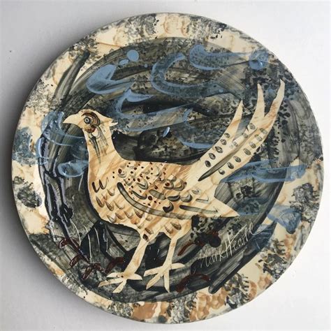 Pheasant Hand Painted Platter By Mark Hearld 2017 Bird Art Bird