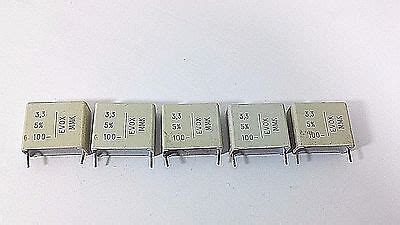 5 Pcs Capacitor EVOX MMK Metallized Polyester 3 3 5 100V New EBay