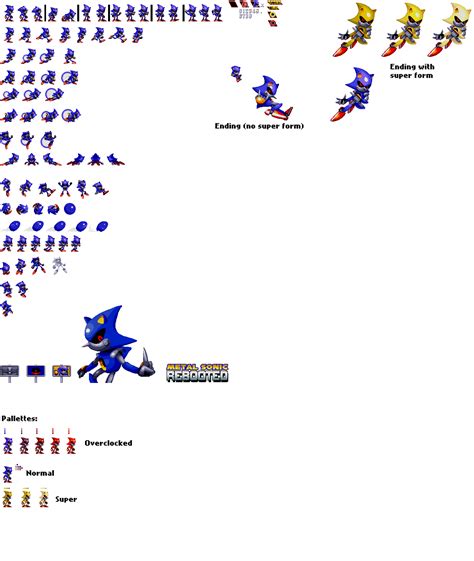 Neo Metal Sonic Sprites