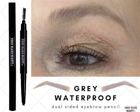 Gray Eyebrow Pencil Waterproof With Castor Oil for Eyebrow Growth, Light Grey Brow Pencil - Etsy