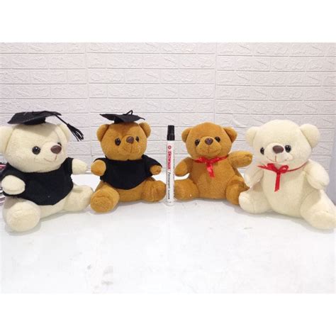 Jual Boneka Bear Beruang Kecil Polos Toga Sarjana Wisuda Shopee Indonesia