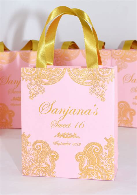 30 Sweet Sixteen Treat Bags 16th Birthday Party Favor Bags Etsy