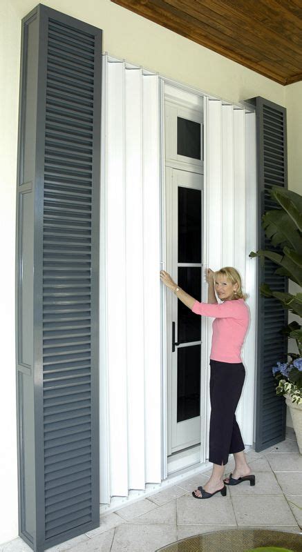 Metal Hurricane Shutters For Sliding Glass Doors Glass Door Ideas