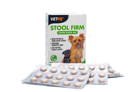 VetIQ Stool Firm Loose Stool Aid, 45 Tablets, Pet Remedy to Stop Dog ...