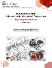 MCG1100 W2022 HS Assig3 Pdf 2022 Hand Sketching Assignment 3 MCG1100