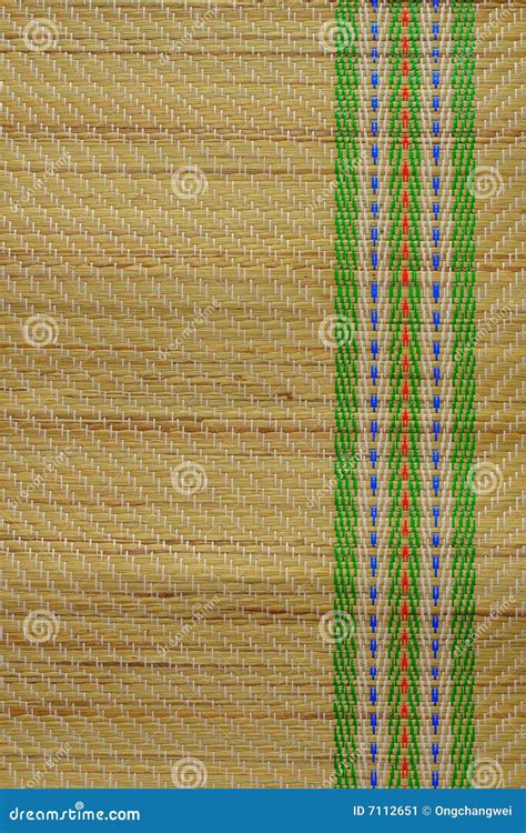 Traditional Straw Mat Stock Image Image Of Grass Traditional 7112651