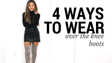 Ways To Wear Over The Knee Boots How To Style Over The Knee Boots